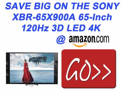 Sony XBR-65X900A 65-Inch 120Hz 3D LED 4K Ultra HD TV